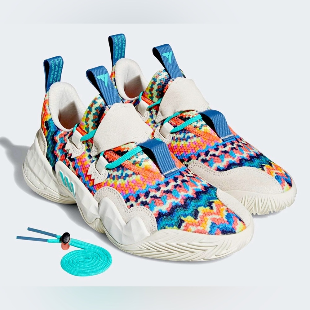 Multi Sizes - Adidas Trae Young 1 Tie Dye Sneakers GY0295